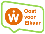 Logo Wijkcoöperatie Oost voor Elkaar