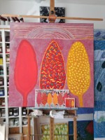 Werk in uitvoering/work in progress. Fine art print waarin ik met olieverf verder aan het werken ben.  groter tonen