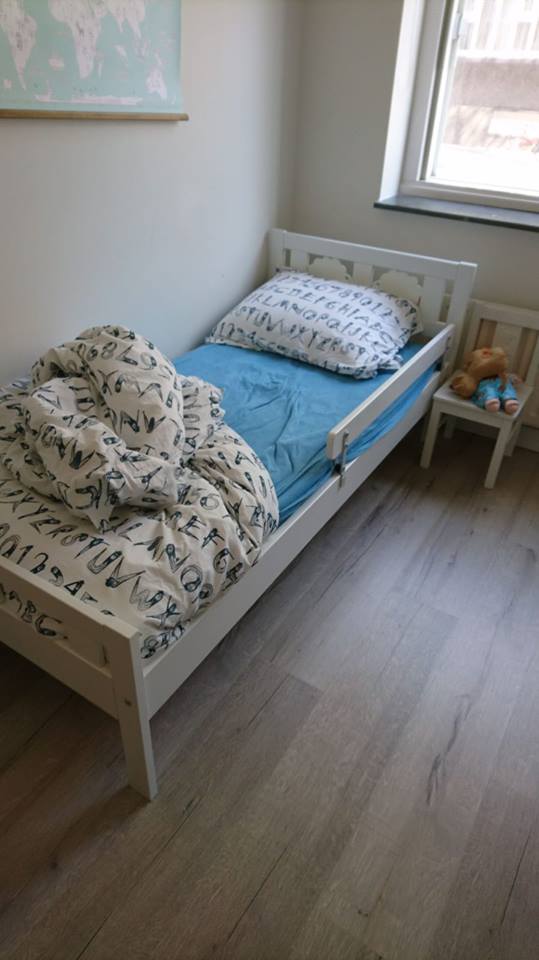 Product Ikea Kritter Bed + Mattress for 40€.